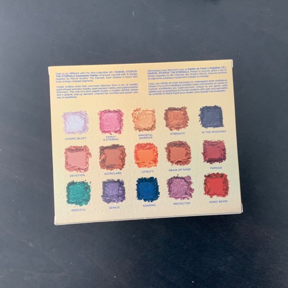 Urban Decay Marvel Studios’ Eternals Eyeshadow Palette 15 Metallic Matte Shimmer - Picture 7 of 8